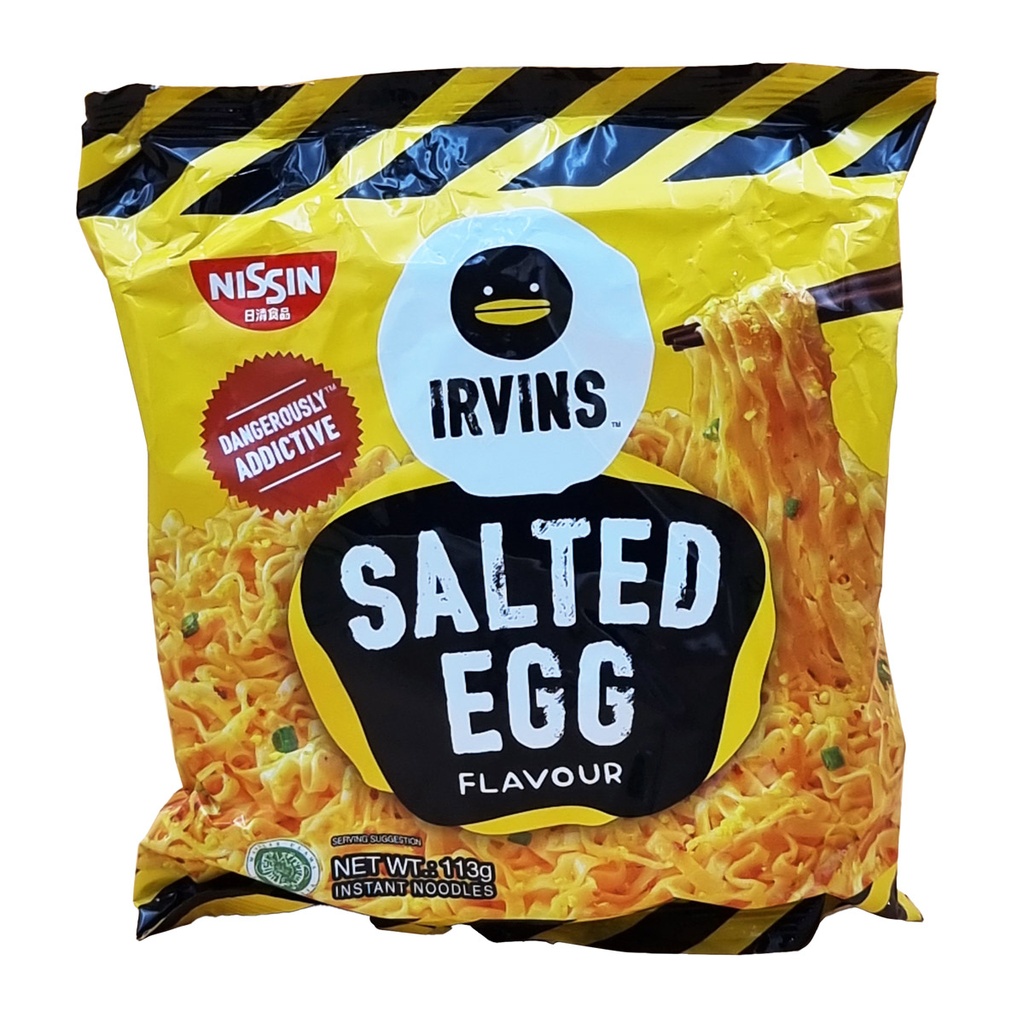 NISSIN IRVINS SALTED EGG FLAVOR INSTANT NOODLES 113G | WHIM